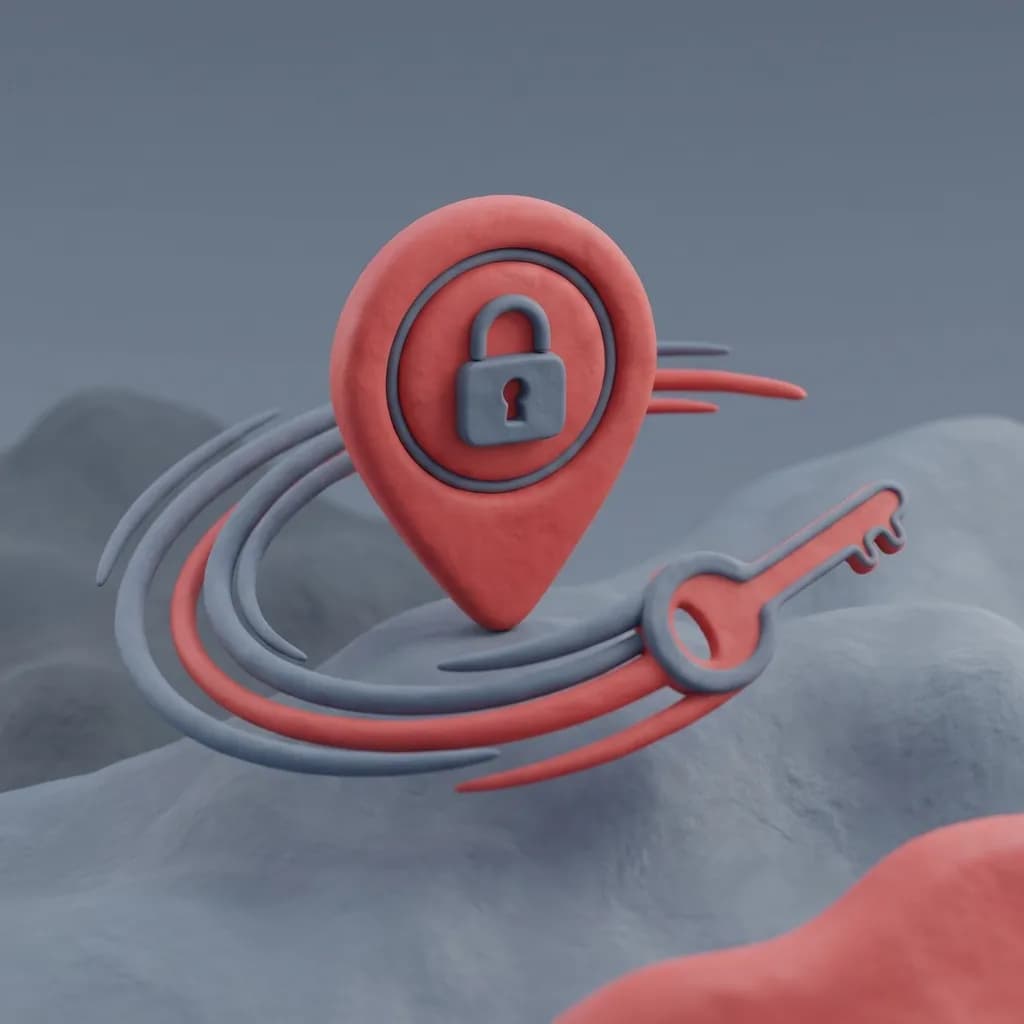 Abstract representation of emergency locksmith dispatch