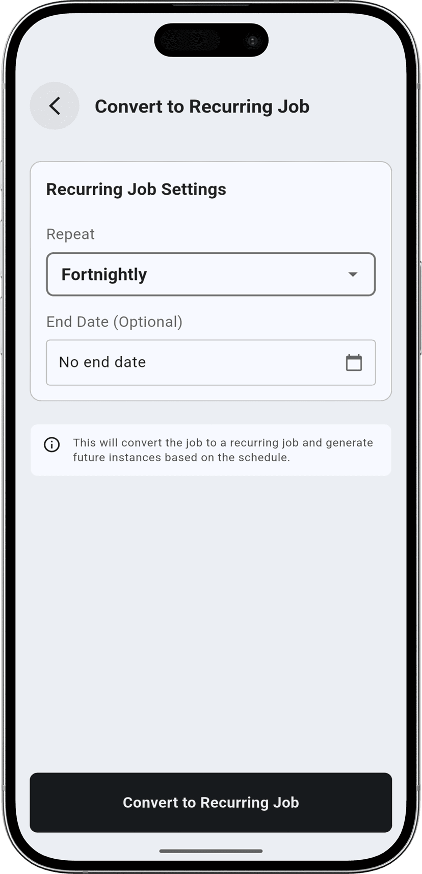Flexible Intervals step - Setting interval frequency