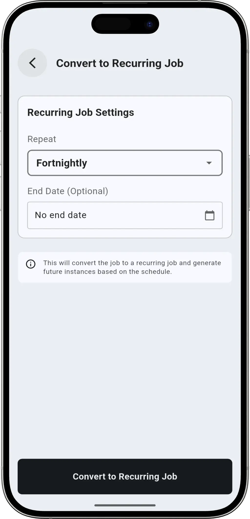 Flexible Intervals step - Setting interval frequency