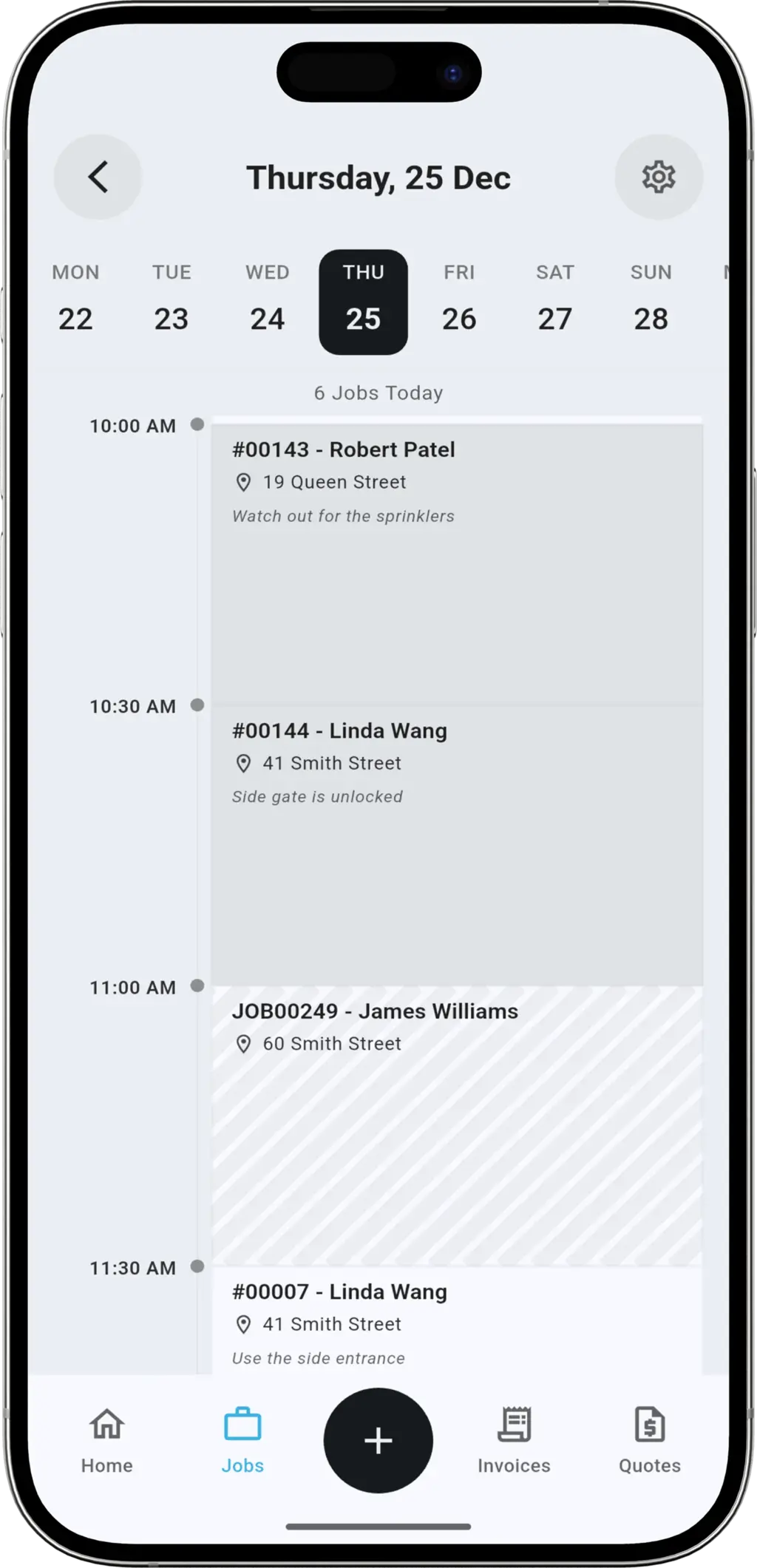 No Double Bookings step - Warning of schedule conflict